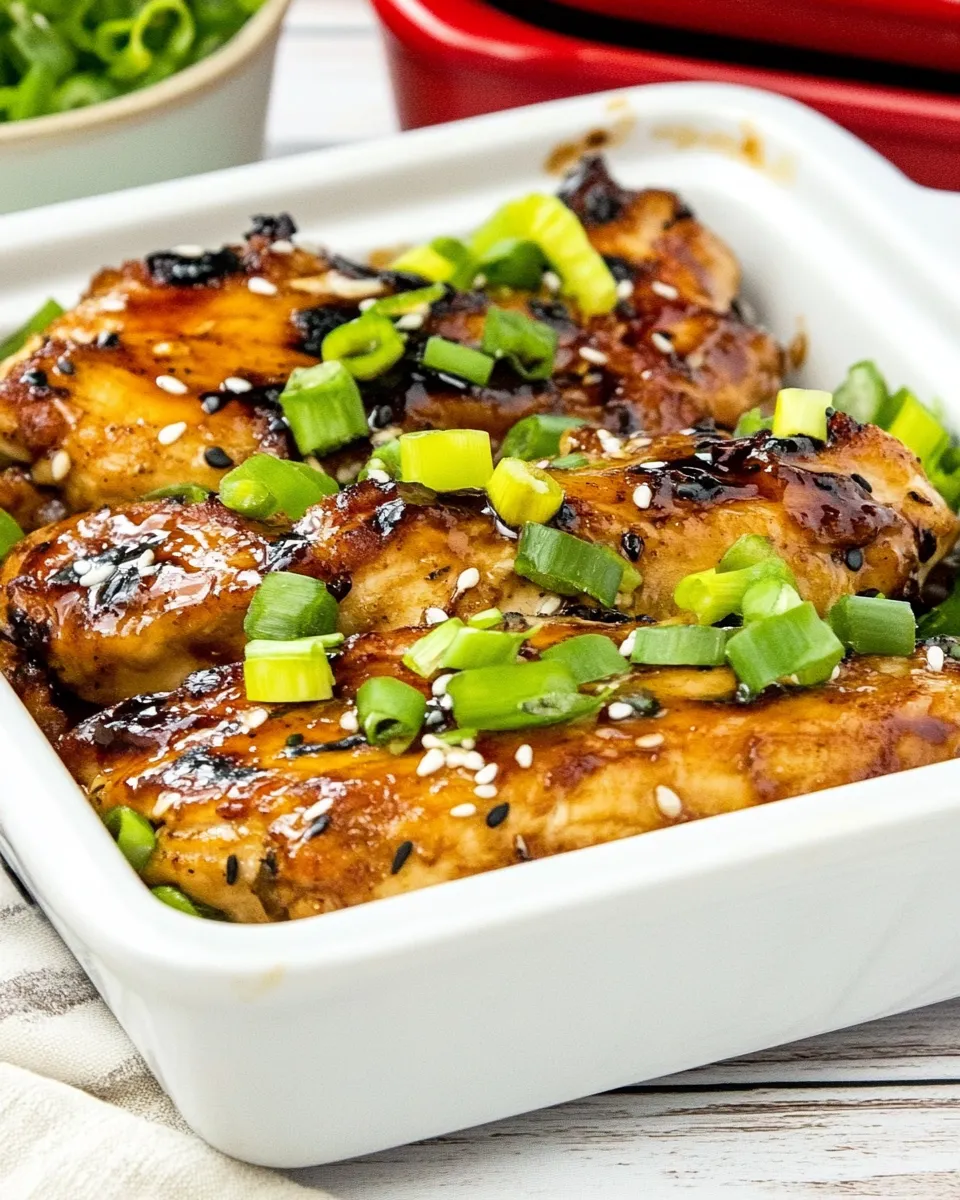 delicious Baked Teriyaki Chicken (Sugar-Free) shot