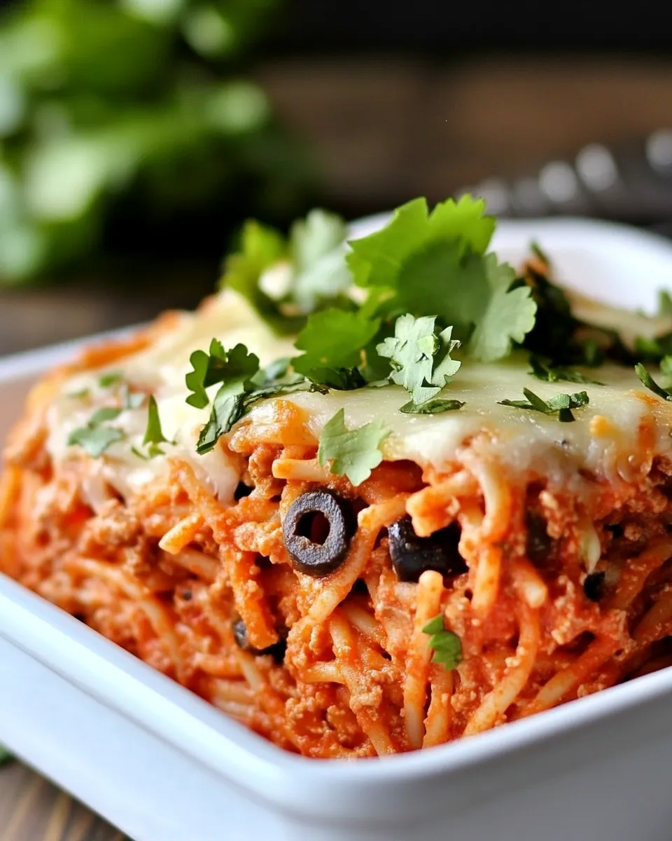 classic Baked Tex-Mex Spaghetti image