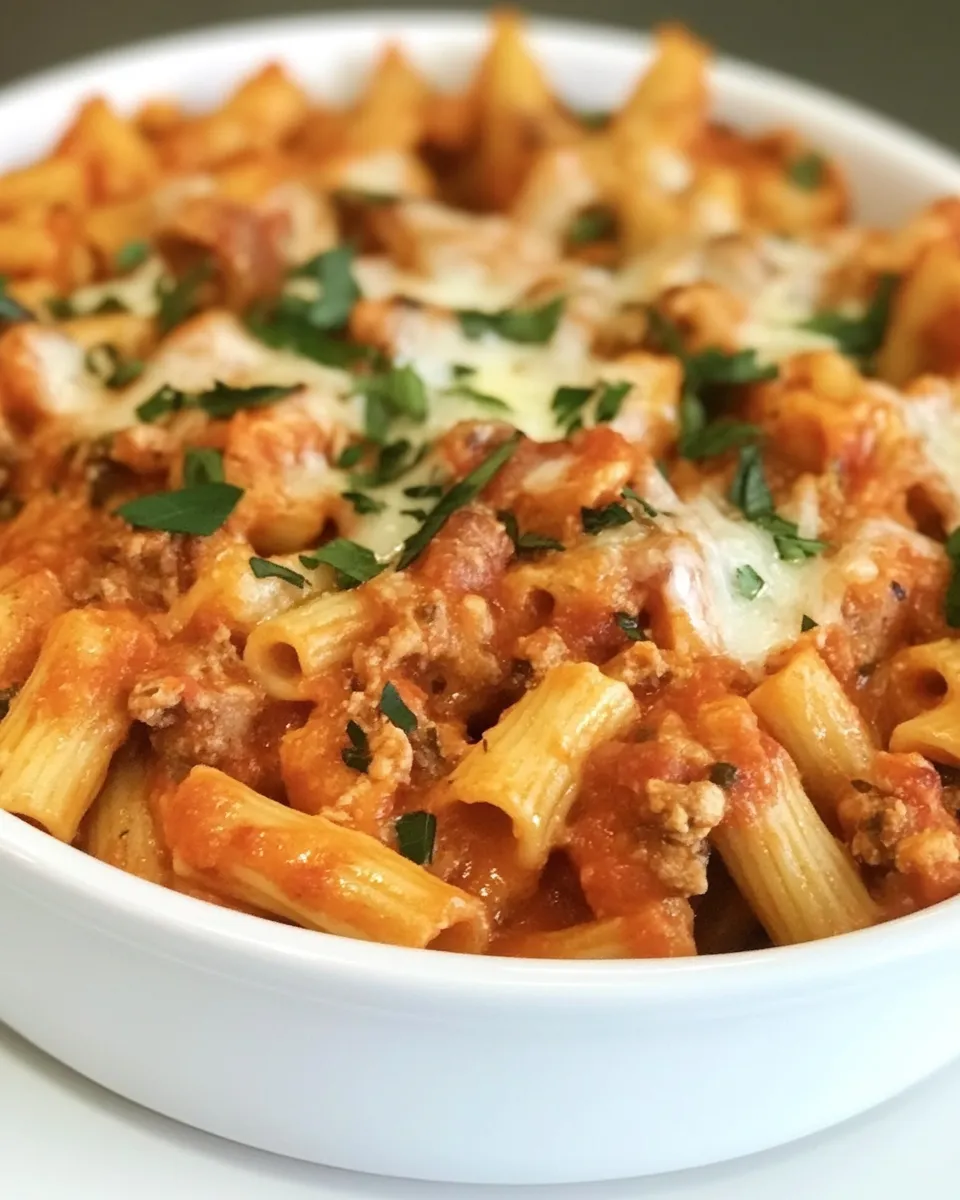 easy Baked Ziti with Chicken recipe photo
