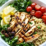 Homemade Balsamic Chicken Salad with Lemon Quinoa recipe photo