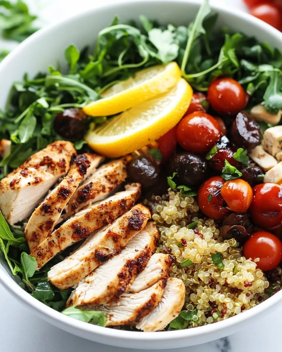 Classic Balsamic Chicken Salad with Lemon Quinoa dish photo