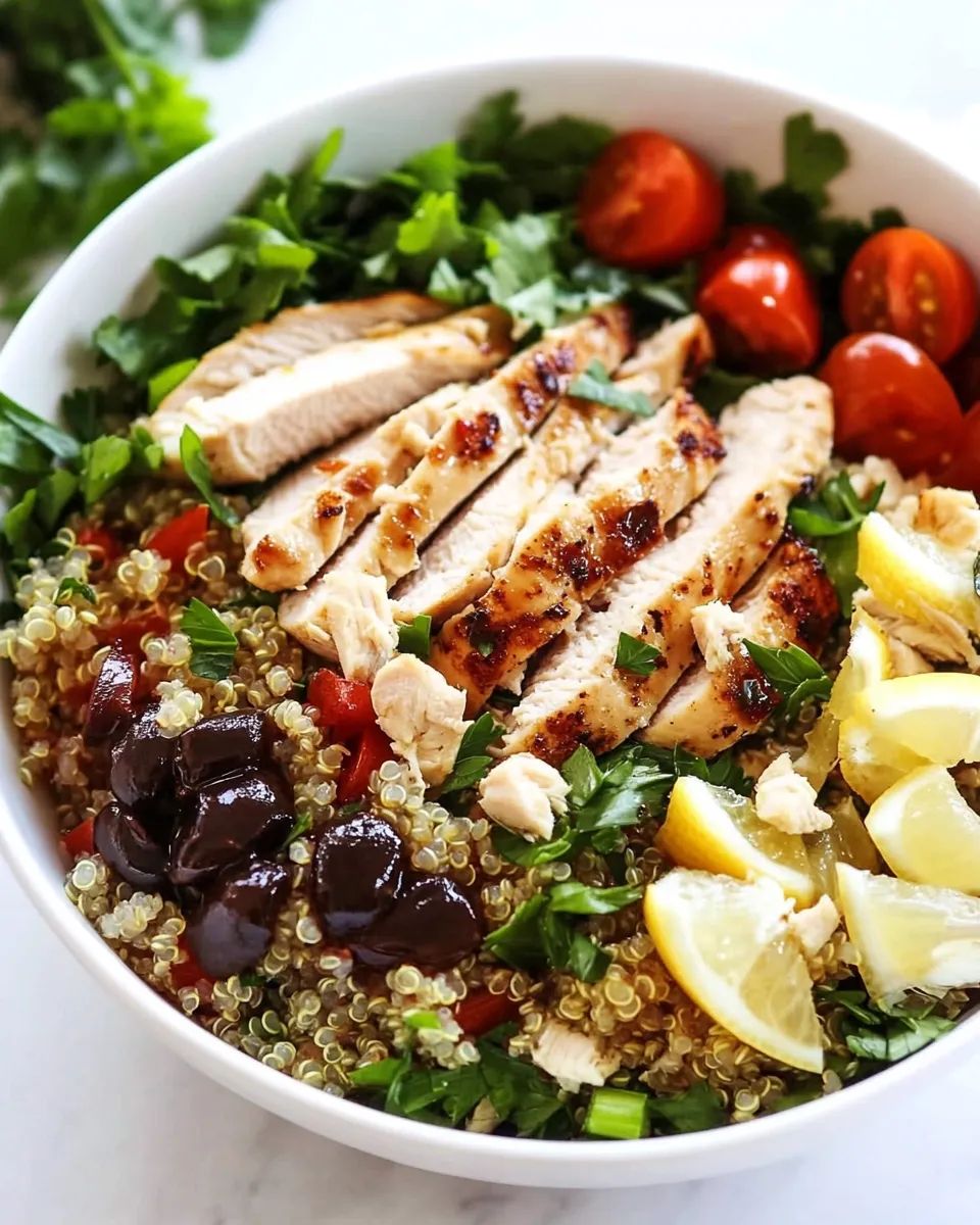 Delicious Balsamic Chicken Salad with Lemon Quinoa picture