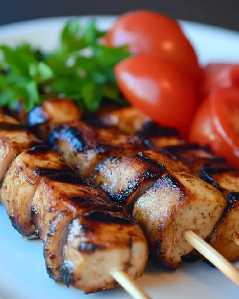 Homemade Balsamic Chicken Skewers Recipe photo