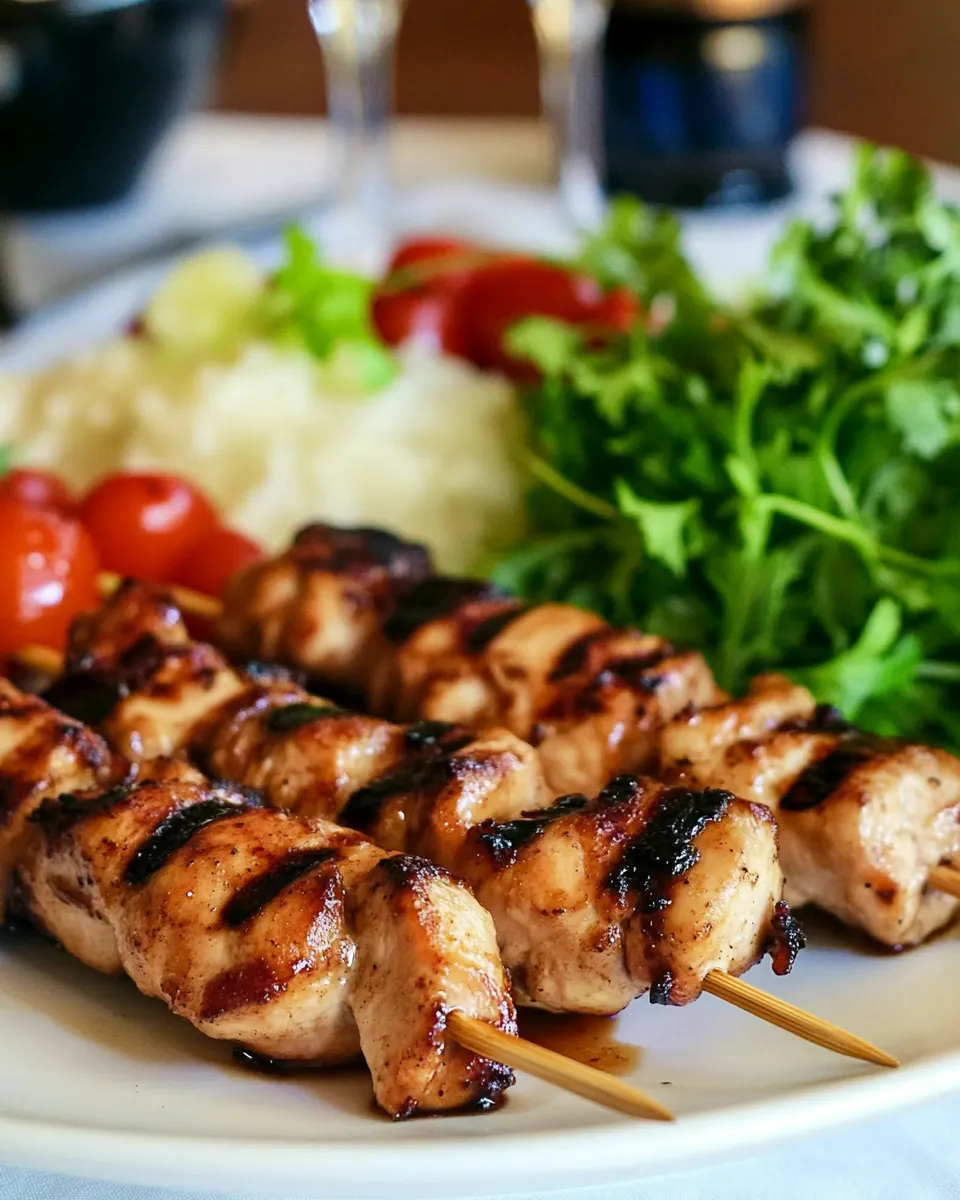 Easy Balsamic Chicken Skewers Recipe recipe photo