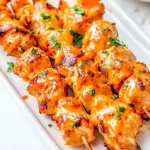 Homemade Bang Bang Chicken Skewers recipe photo