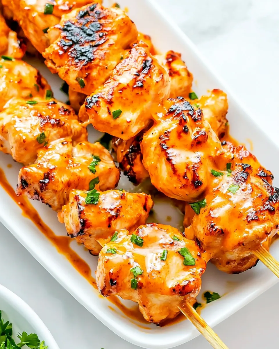 Delicious Bang Bang Chicken Skewers picture