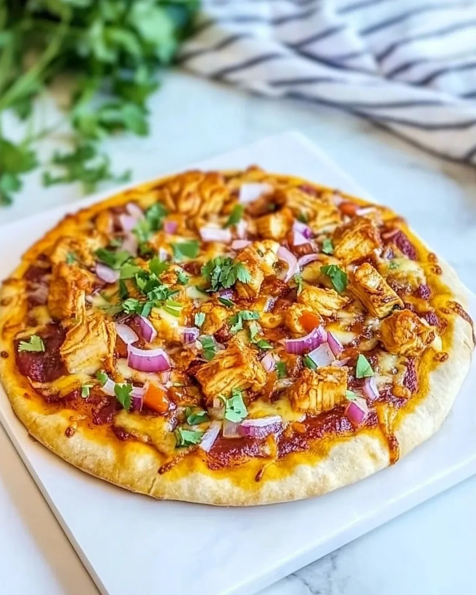 Classic Barbecue Chicken Pizza dish photo