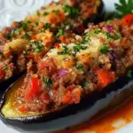 Homemade Beef Stuffed Eggplants recipe photo