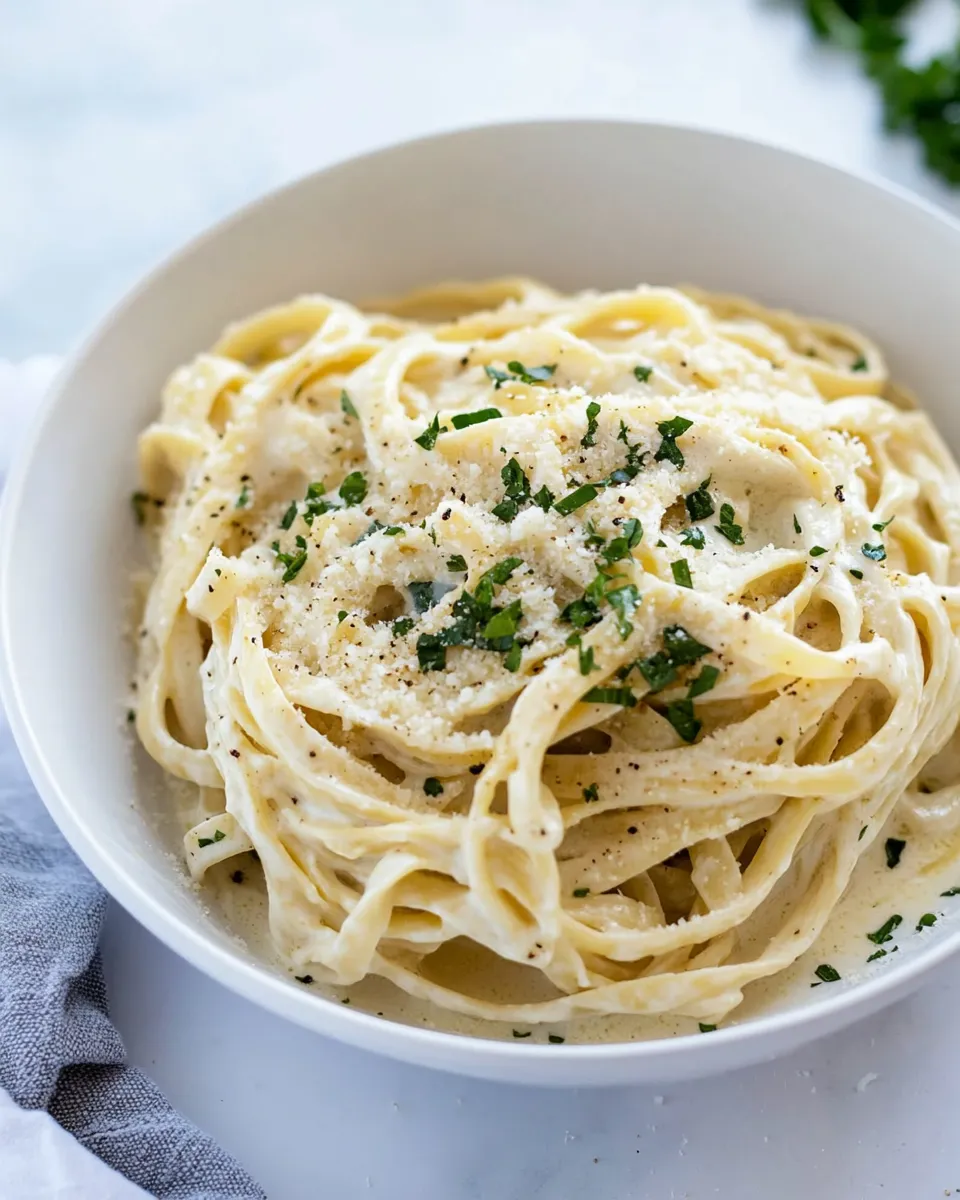 classic Best Ever Fettuccine Alfredo image