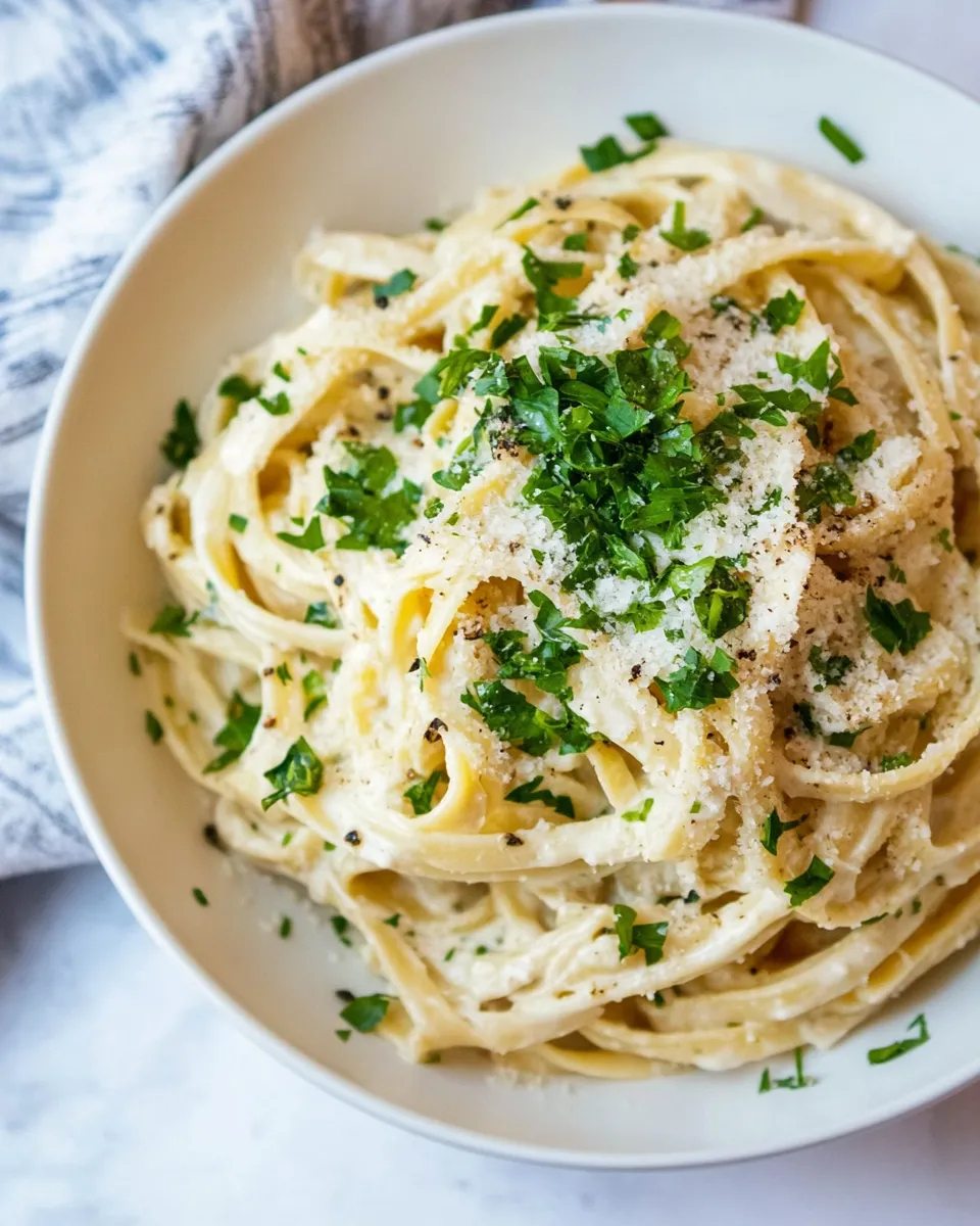 easy Best Ever Fettuccine Alfredo picture