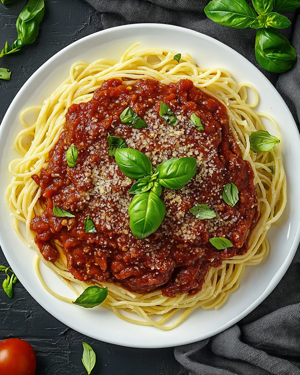 homemade Best Ever Spaghetti Sauce Recipe photo
