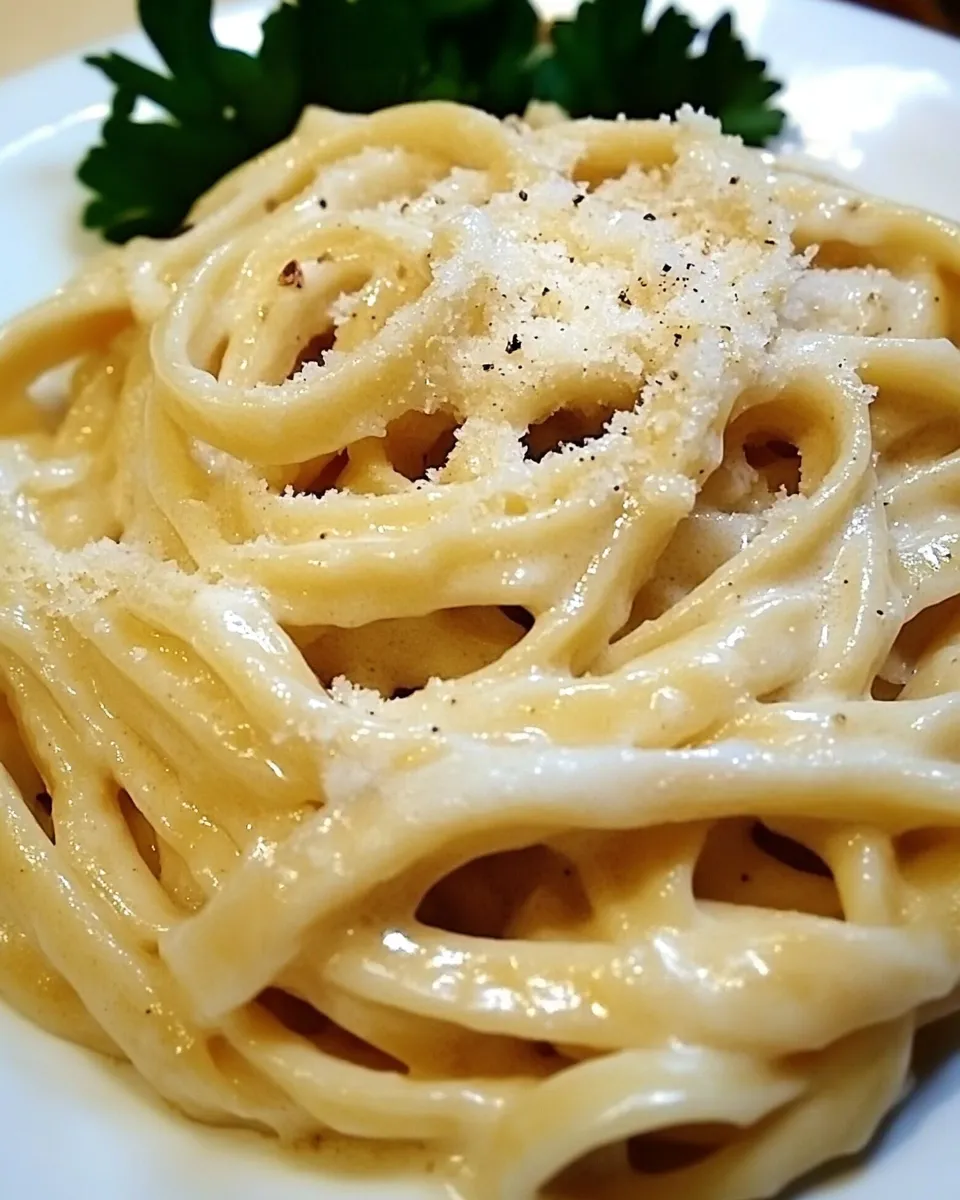 easy Best Fettuccine Alfredo recipe photo
