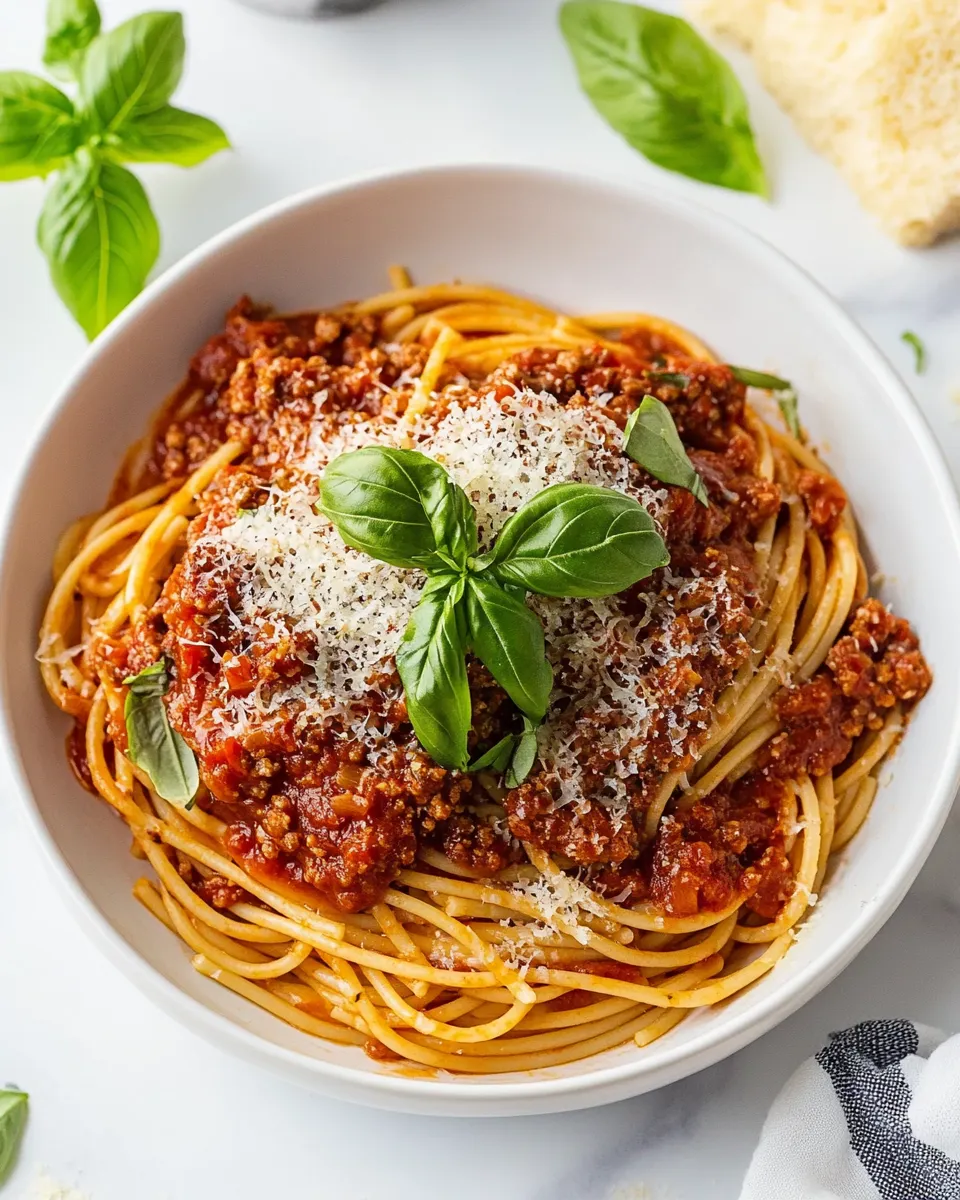 Homemade Best Spaghetti and Meat Sauce Recipe photo