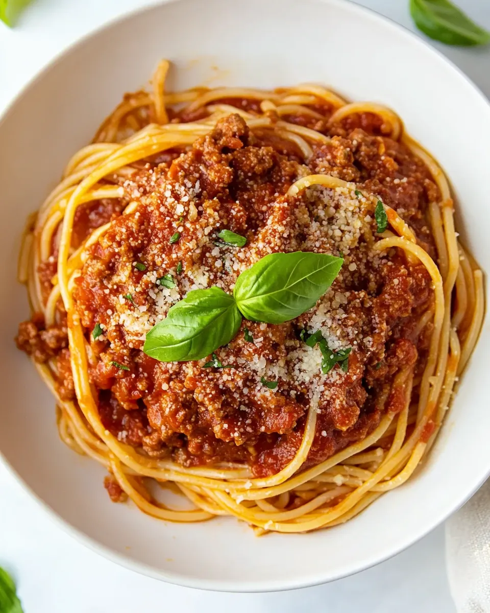 Classic Best Spaghetti and Meat Sauce Recipe image