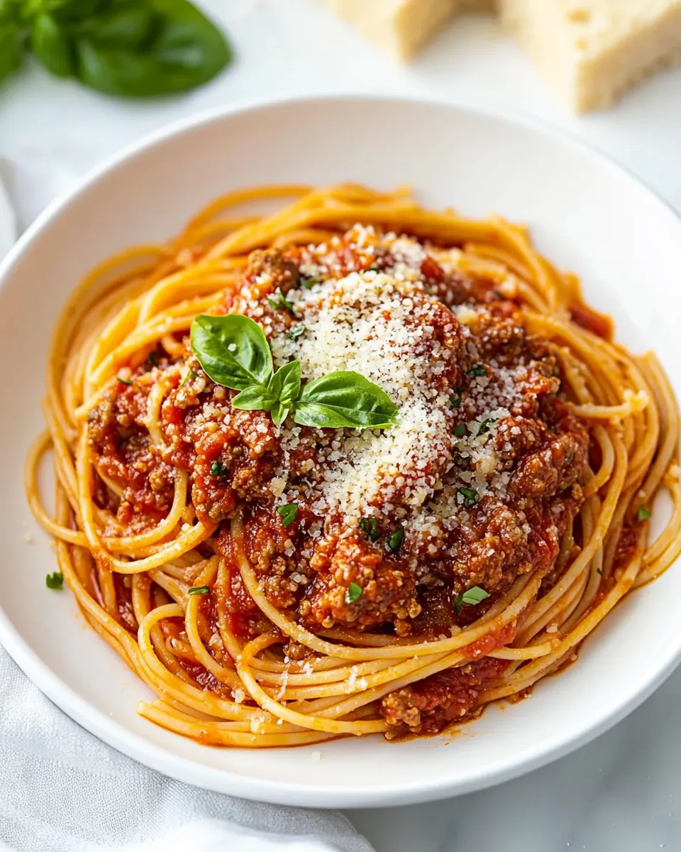 Easy Best Spaghetti and Meat Sauce Recipe picture