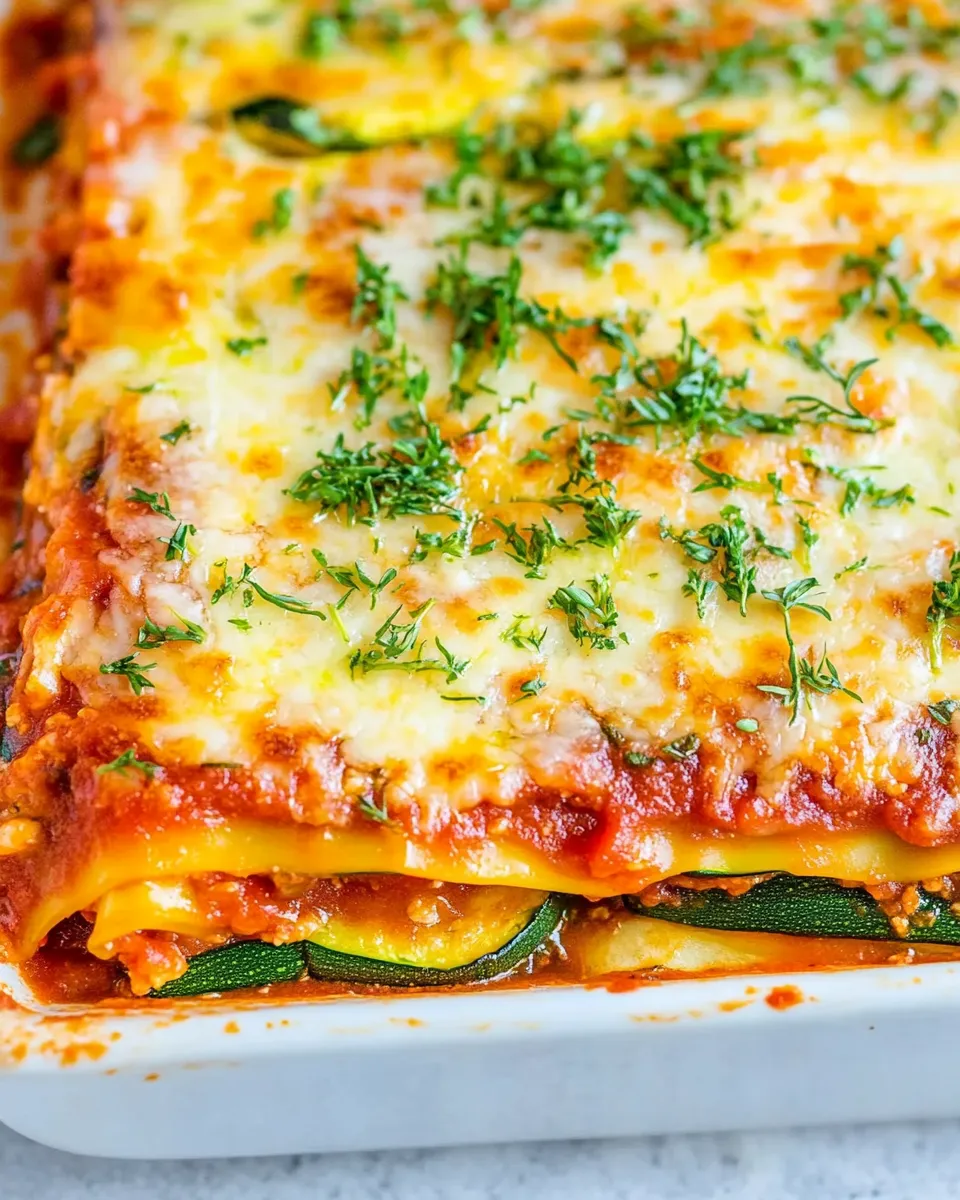 classic Best Zucchini Lasagna image