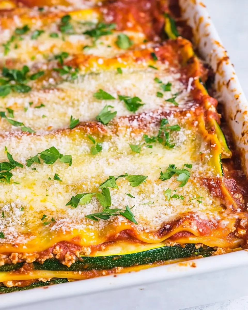 easy Best Zucchini Lasagna picture
