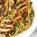 Homemade Blackened Chicken Alfredo Recipe photo