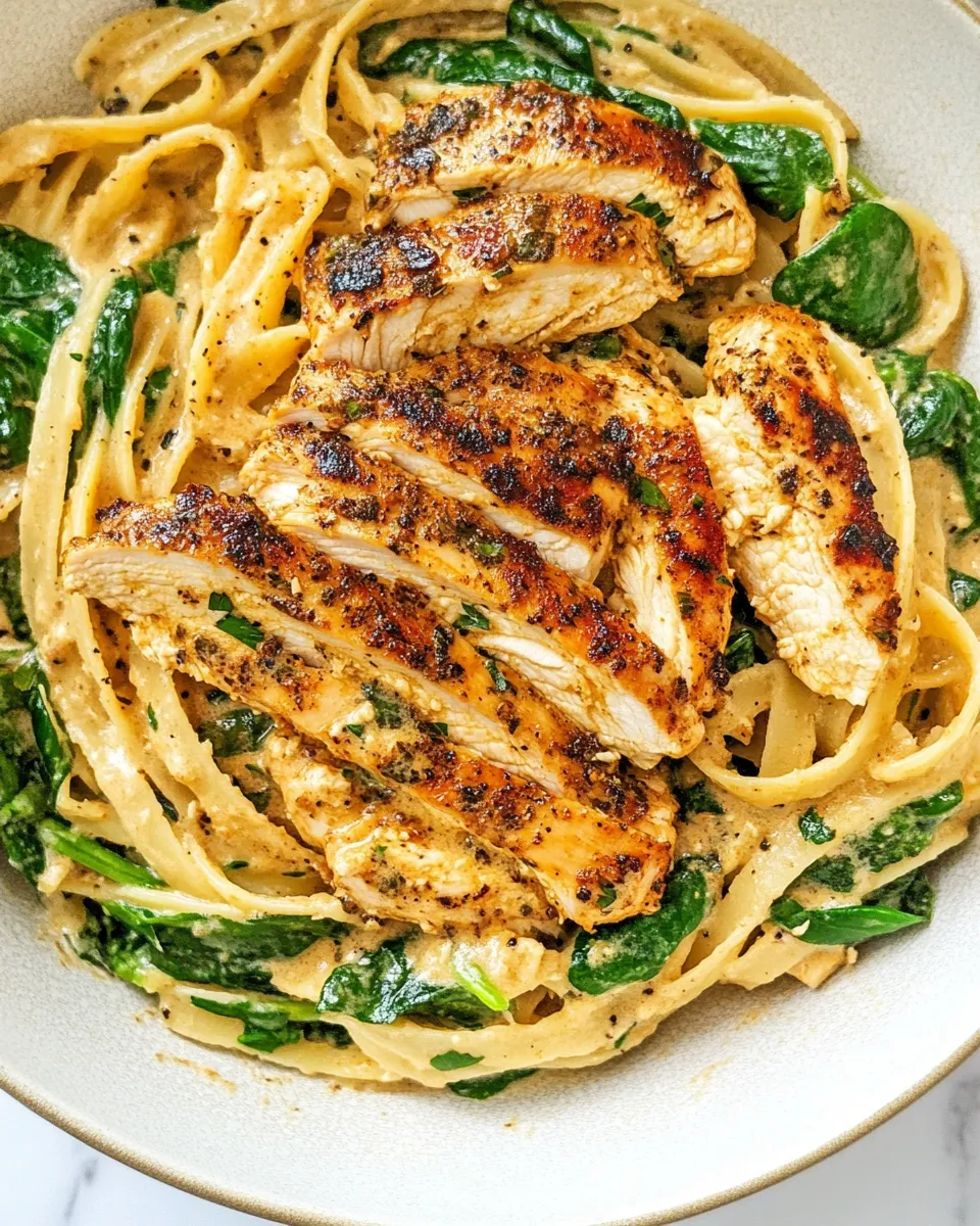 Easy Blackened Chicken Alfredo Recipe picture