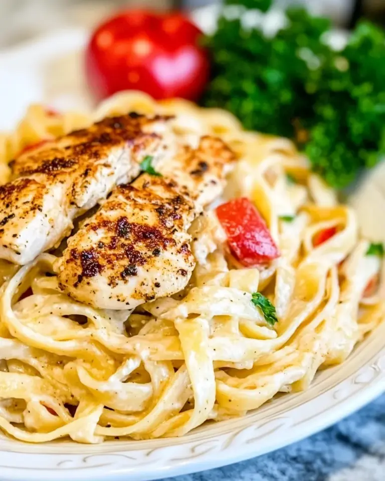 Homemade Blackened Chicken Fettuccine photo