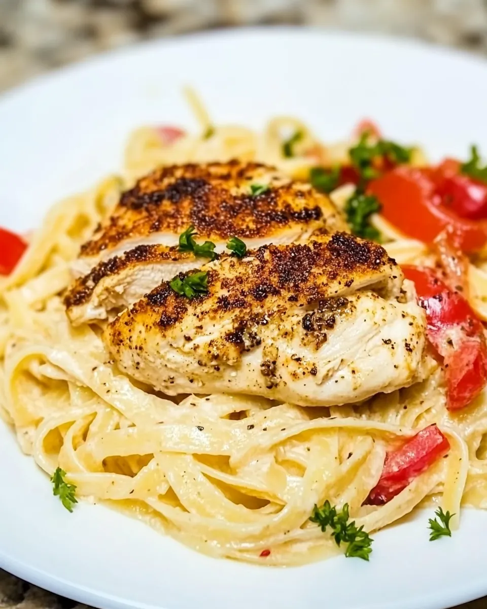 Classic Blackened Chicken Fettuccine image