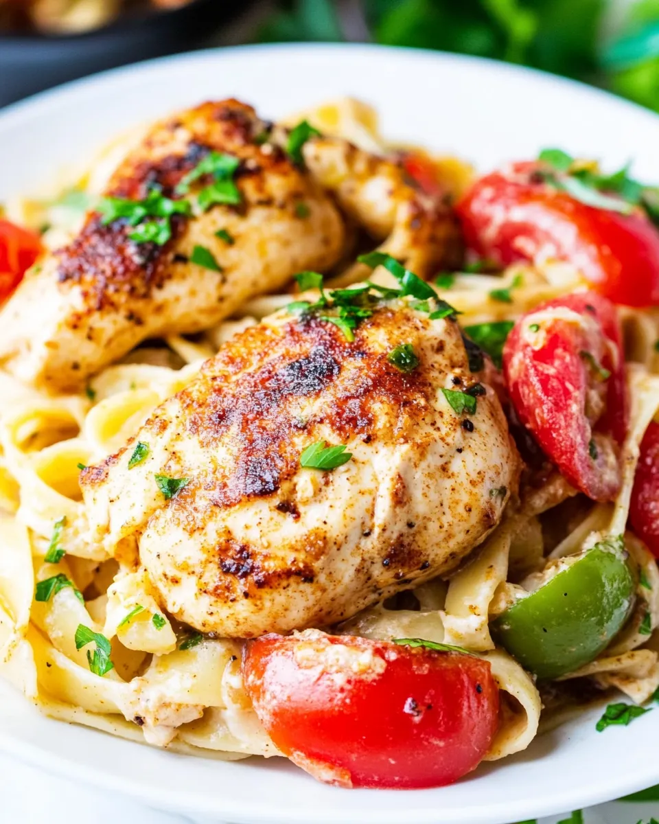 Easy Blackened Chicken Fettuccine recipe photo