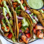 Homemade Blackened Salmon Tacos recipe photo