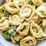 Homemade Broccoli Alfredo Tortellini Recipe photo