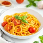Homemade Bucatini Pomodoro photo