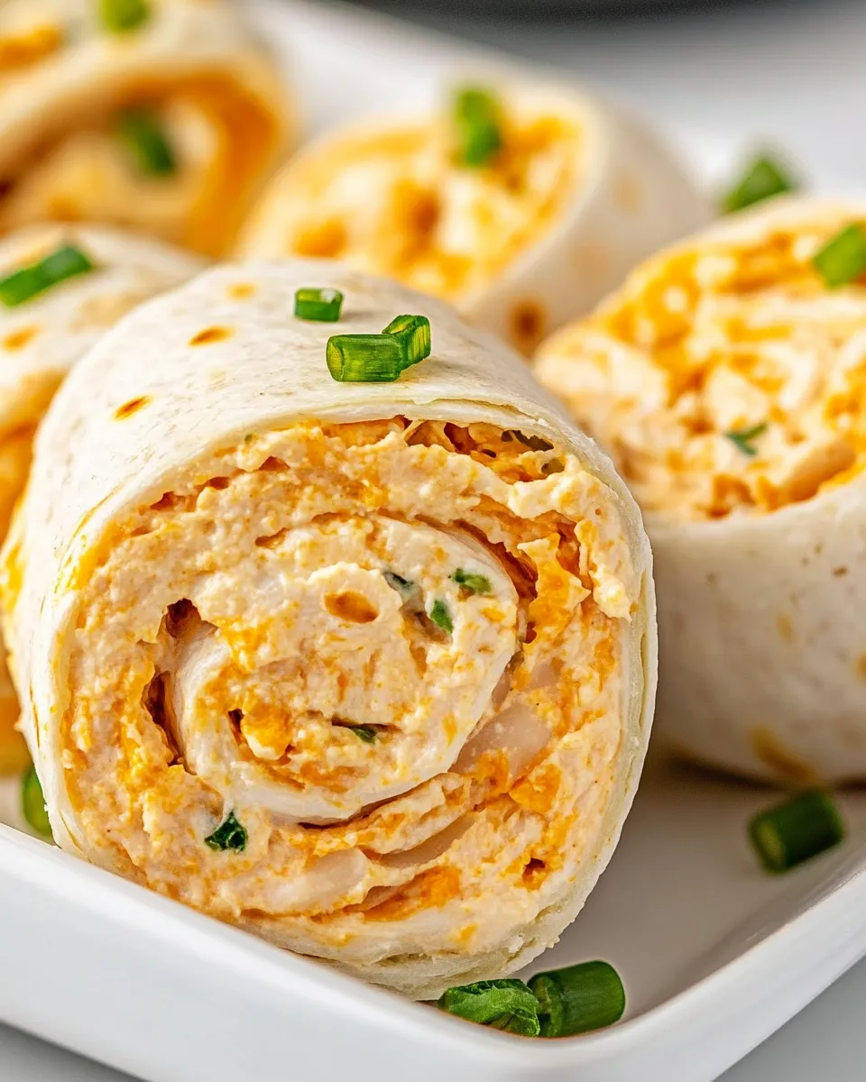 Homemade Buffalo Chicken Pinwheels photo