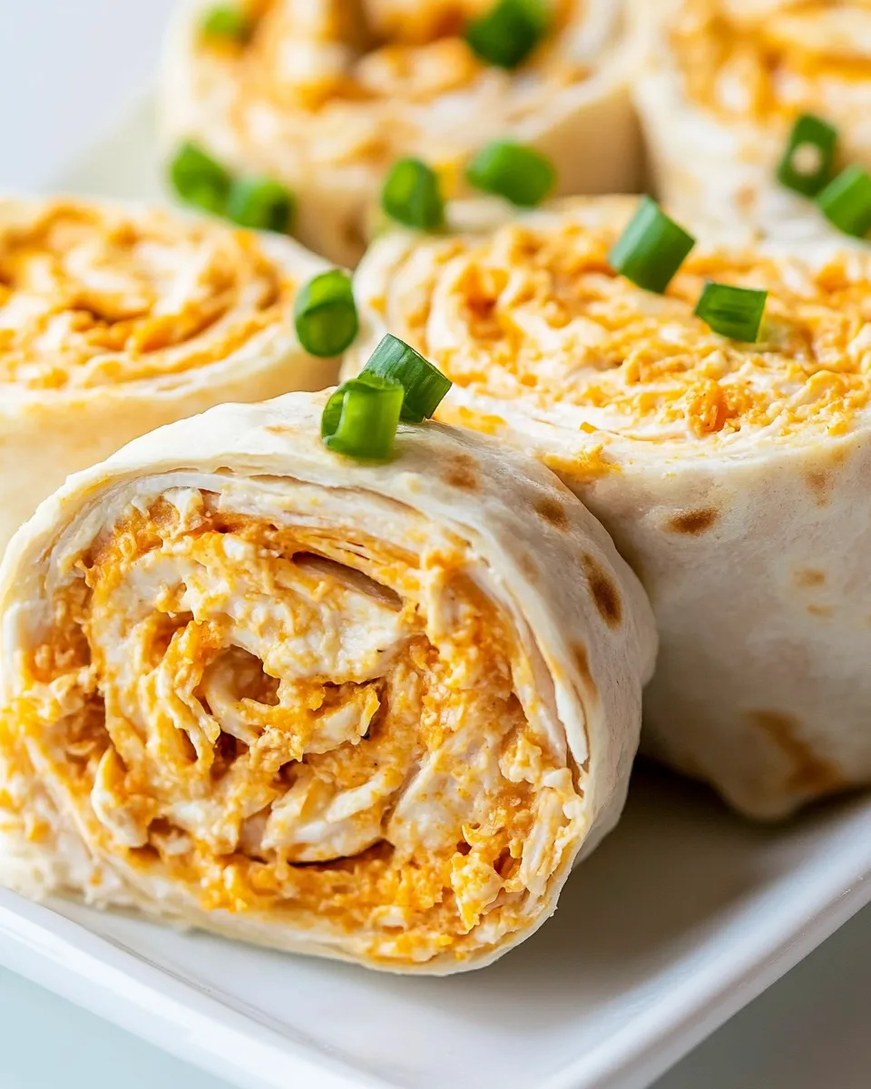 Classic Buffalo Chicken Pinwheels image