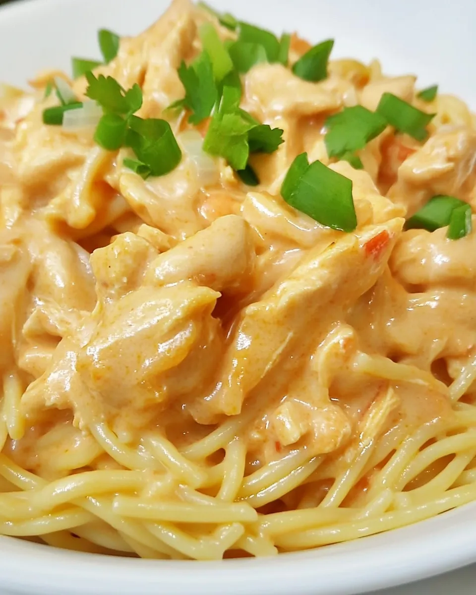 Classic Buffalo Chicken Spaghetti image