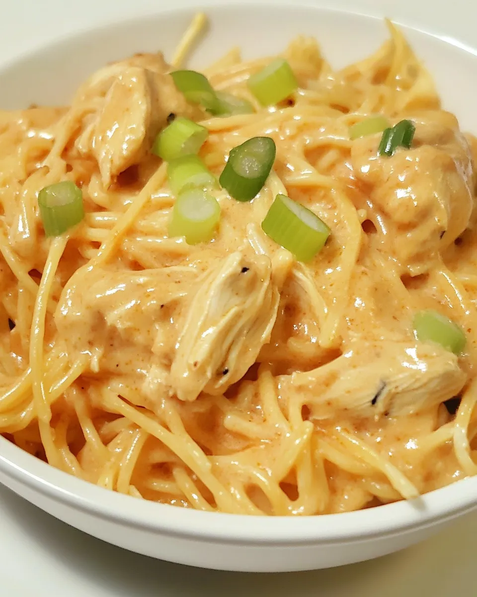 Delicious Buffalo Chicken Spaghetti dish photo