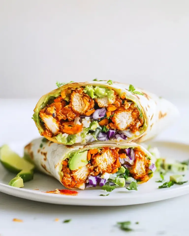 Homemade Buffalo Chicken Wrap Recipe photo