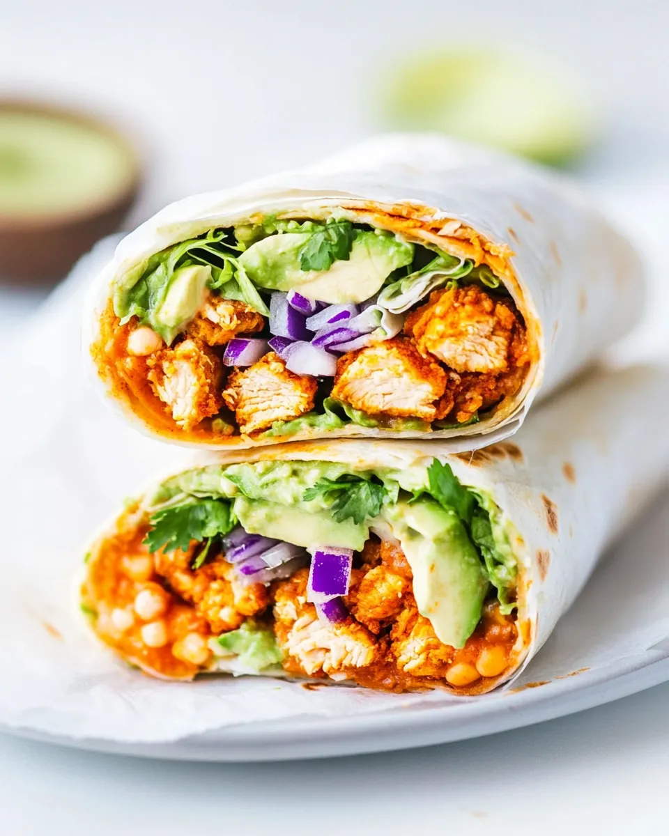 Easy Buffalo Chicken Wrap Recipe recipe photo