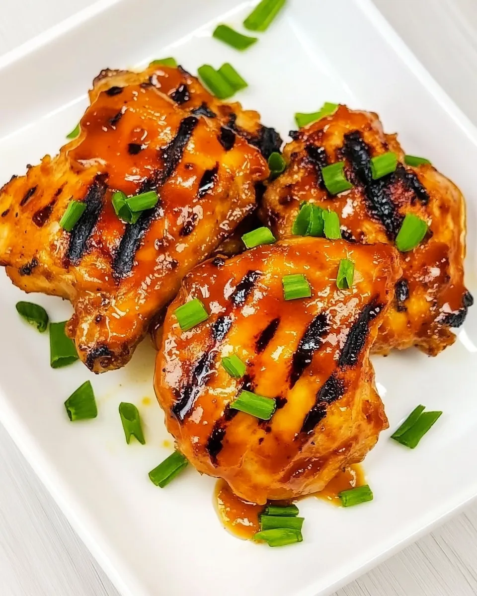 Homemade Buffalo Honey Grilled Chicken Thighs picture