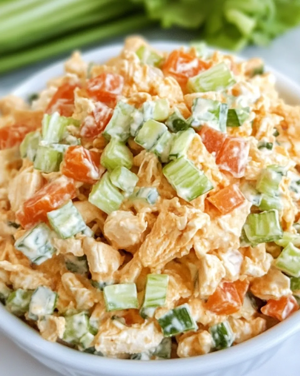 Classic Buffalo Ranch Chicken Salad dish photo