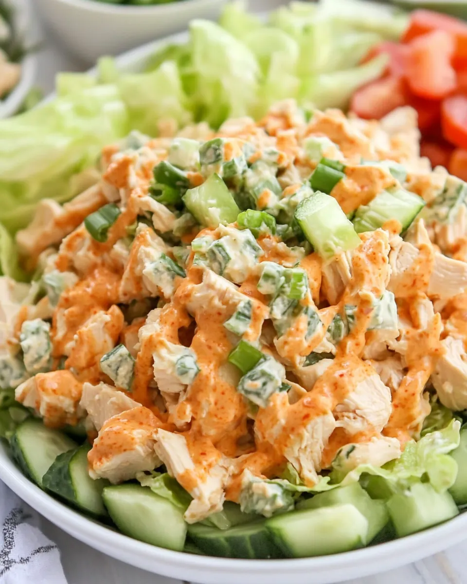 Delicious Buffalo Ranch Chicken Salad picture