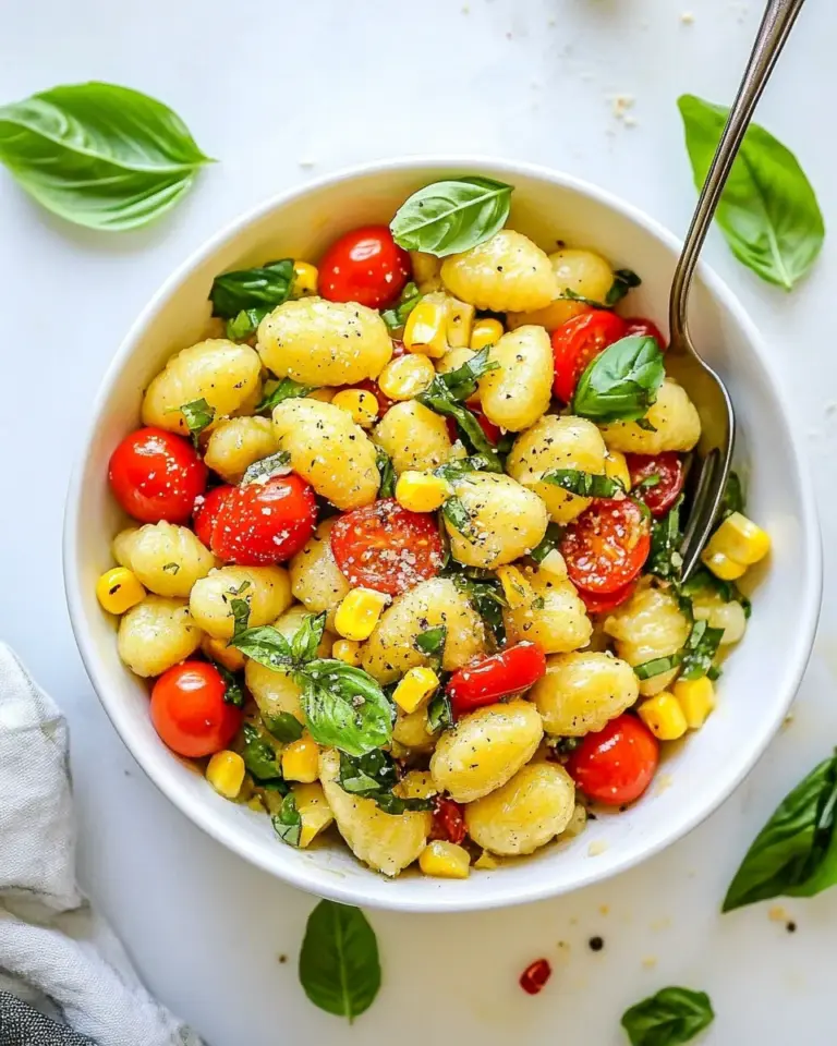 Homemade Butter Parmesan Gnocchi with Squash, Corn & Tomatoes photo