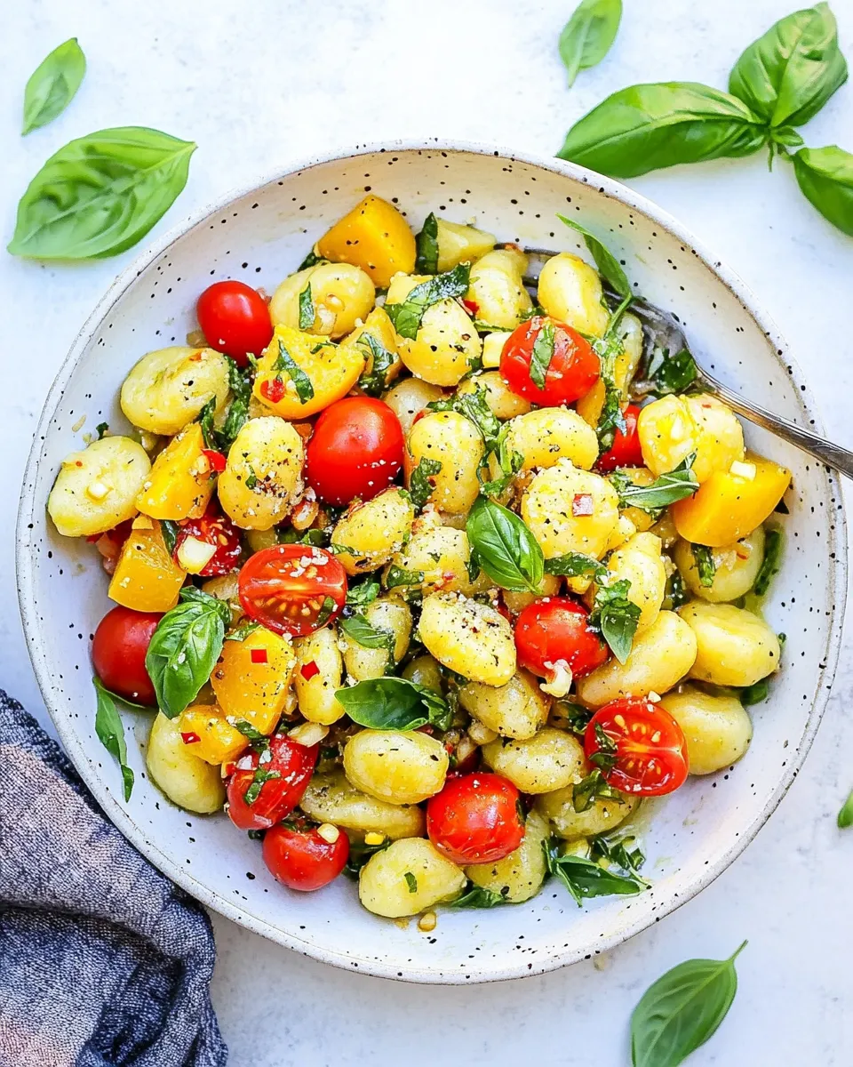 Easy Butter Parmesan Gnocchi with Squash, Corn & Tomatoes recipe photo