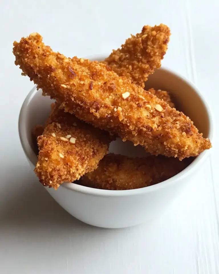 Homemade Buttermilk Almond Crusted Chicken Fingers. photo