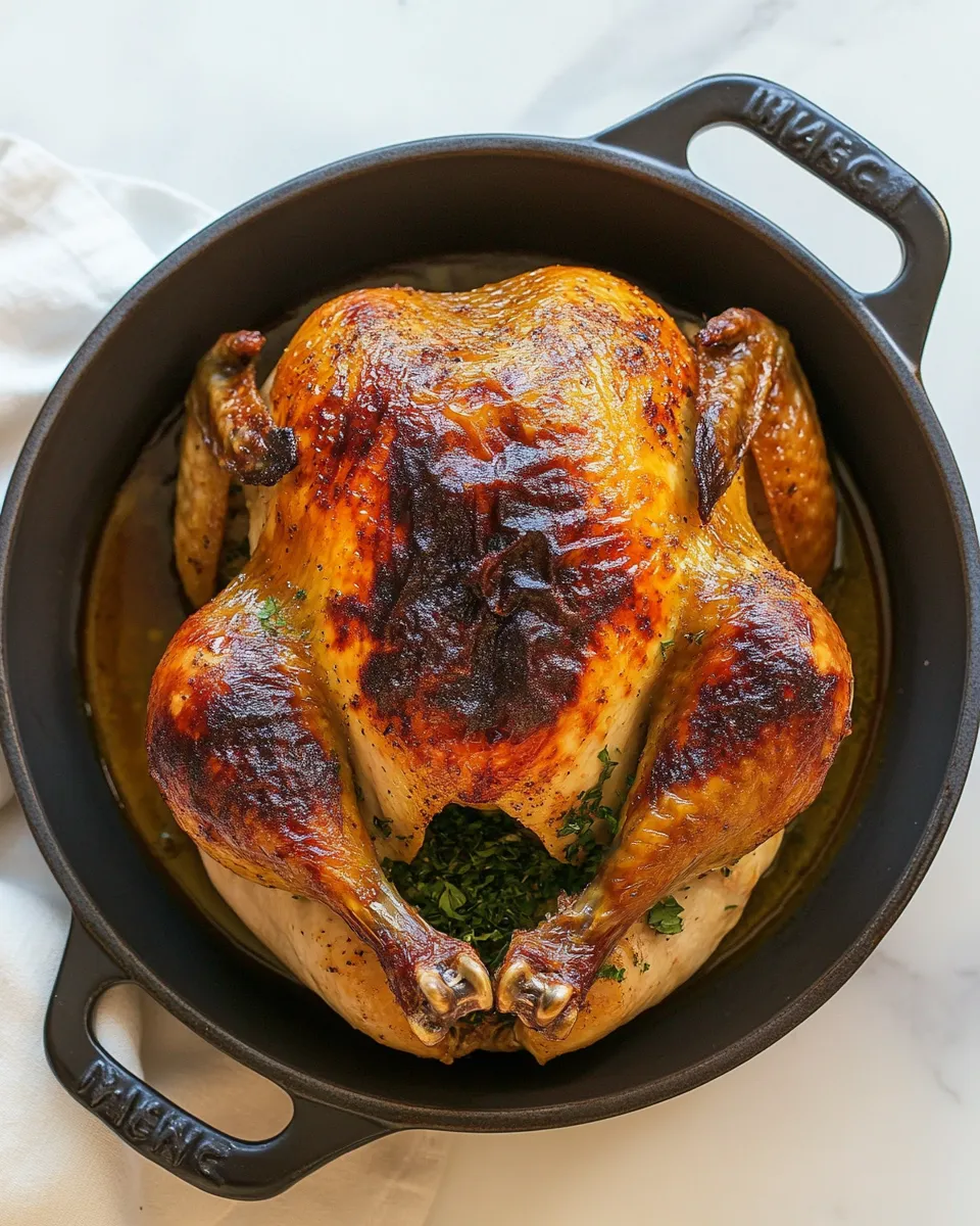Delicious Buttermilk Roast Chicken plate image