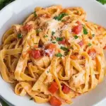 homemade CHICKEN FETTUCCINE photo