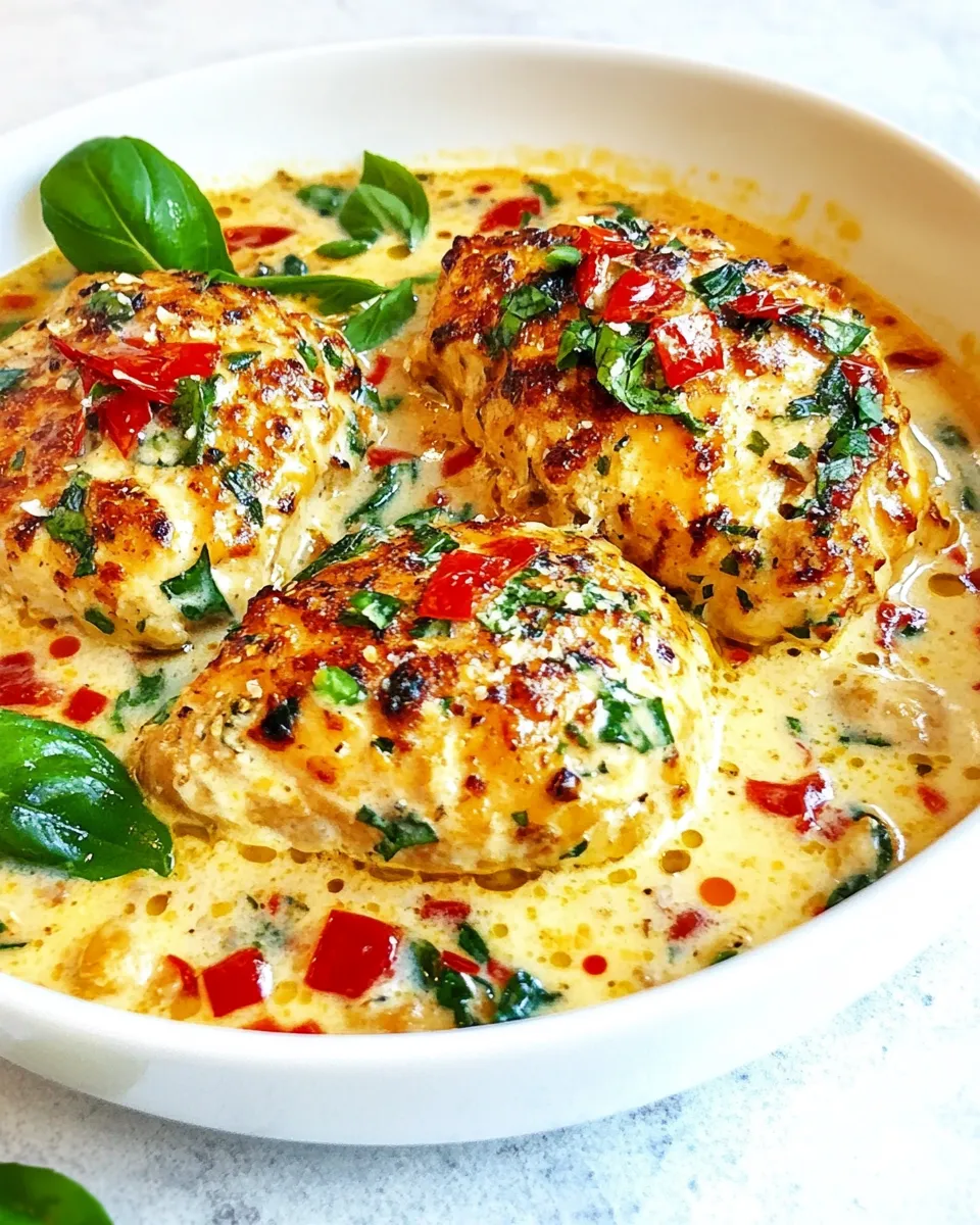 Classic CHICKEN FLORENTINE image