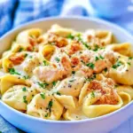 homemade Caesar Chicken Tortellini (Lightened Up) photo