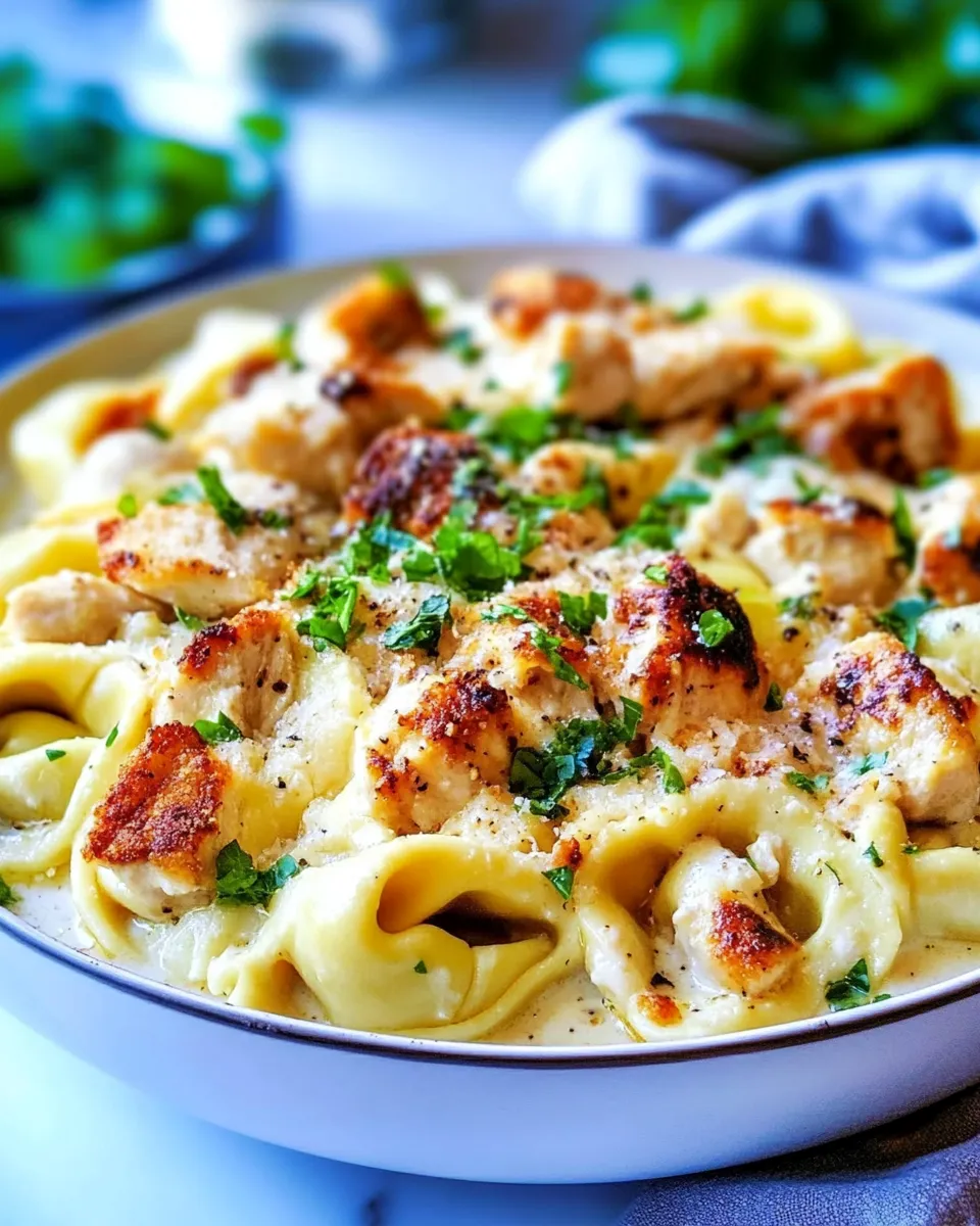 classic Caesar Chicken Tortellini (Lightened Up) image