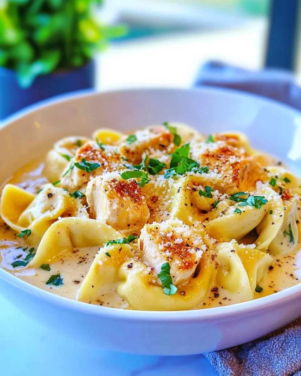 easy Caesar Chicken Tortellini (Lightened Up) picture