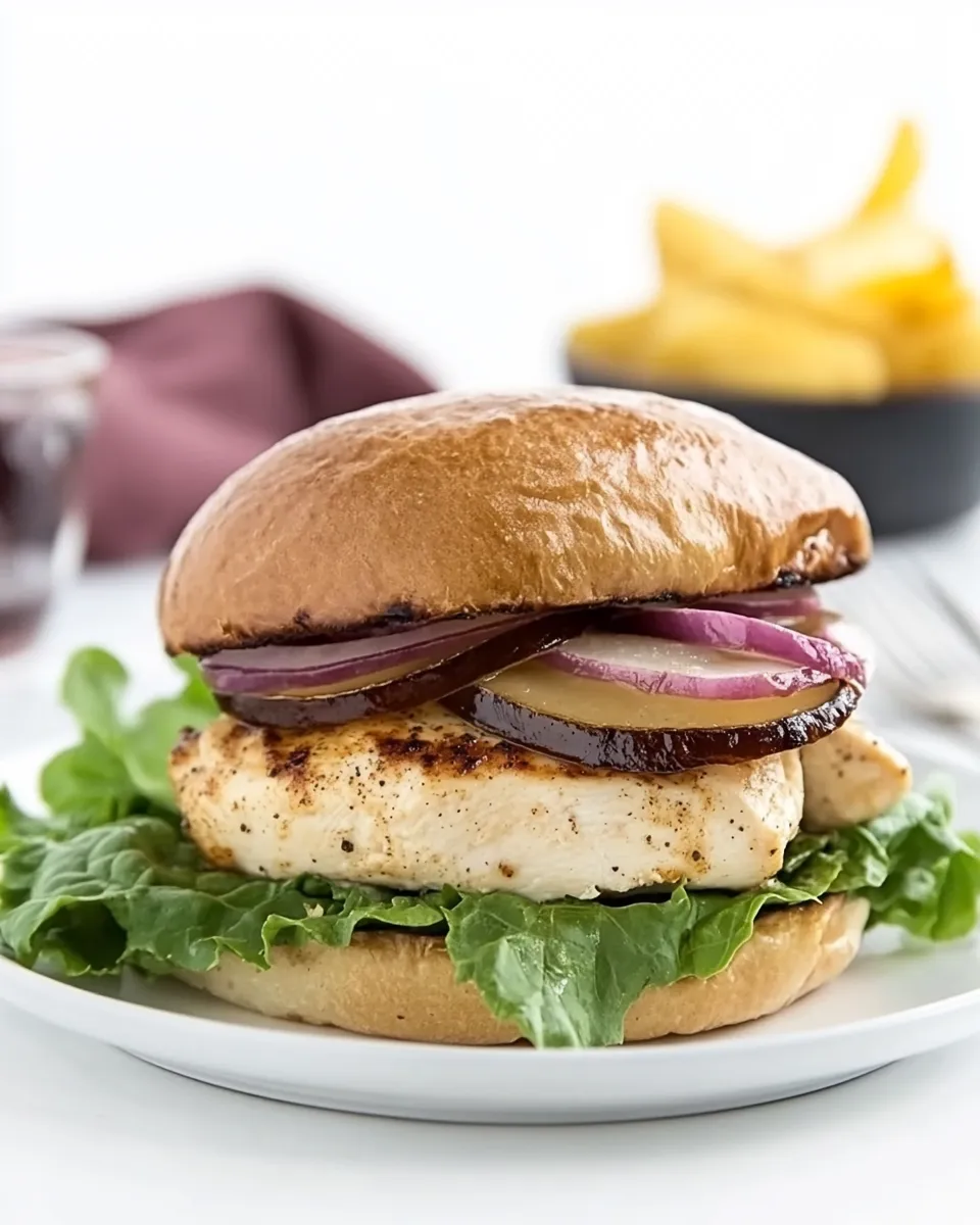 Classic Caesar Grilled Chicken Burger image