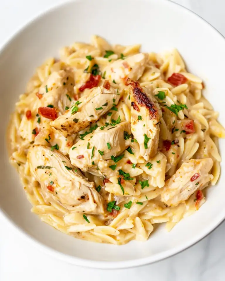 Homemade Cajun Chicken Orzo photo