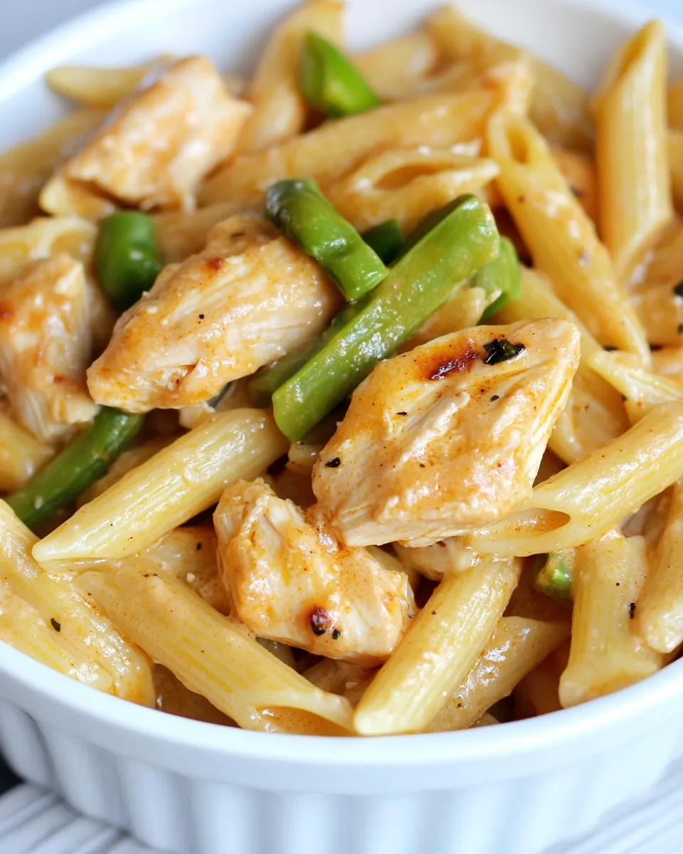 Delicious Cajun Chicken Pasta Penne dish photo